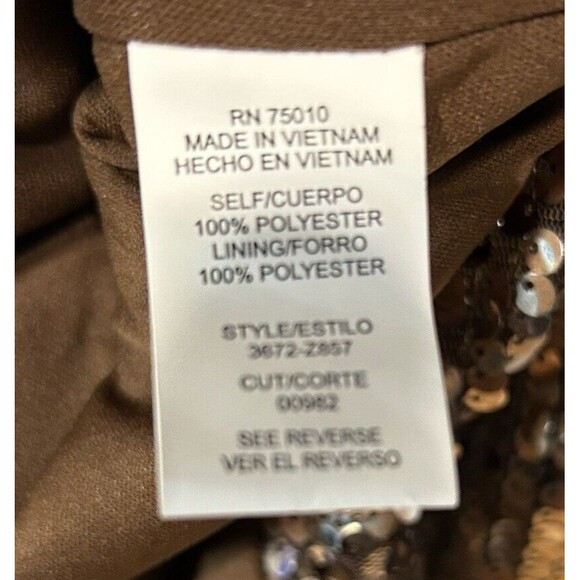 Gold Sequins Mini‎ Dress Size 3 Juniors Homecoming Party Prom mermaidcore Fairy - Picture 8 of 9